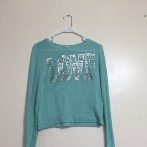 A Cute Blue Love Shirt